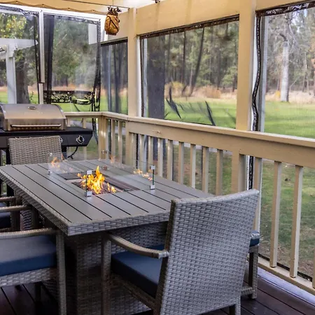 Breath In Fresh Mt Spring Air From A Private Deck With A River & Golf Course View